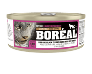 Boreal - Canned Cat Food - Cobb Chicken, New Zealand Lamb & Angus Beef 8% CASE DISCOUNT
