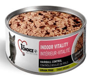 1st Choice Adult Cat Indoor Vitality Chicken Pate 24/5.5 oz (8% Case Discount)