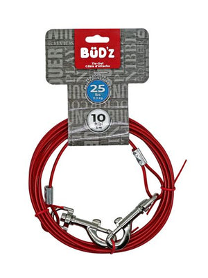 Bud'Z 10ft Tie Out (Up To 25 Lbs)