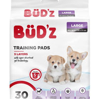 Bud'Z Puppy Pads 28"x30" (72x77cm) Dog 30pc