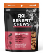 Go Benefit Chews Sensitivities Limited Ingredient Soft and Chewy Treats Salmon Recipe Dog 170g (6 oz) NEW