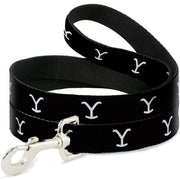 Buckle Down Yellow Stone "Y Logo" Leash 6ft - Paramount Licensed (NEW)