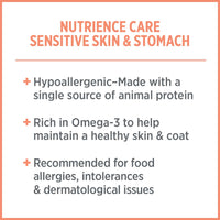 Nutrience Care Sensitive Skin & Stomach – Hypoallergenic Wet Cat Food 24/5.5 oz 8% CASE DISCOUNT