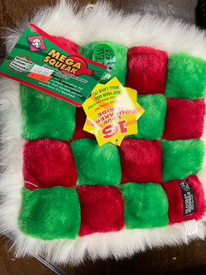 Kyjen Santa Mega Squeak Dog Toy 16 squeakers SALE
