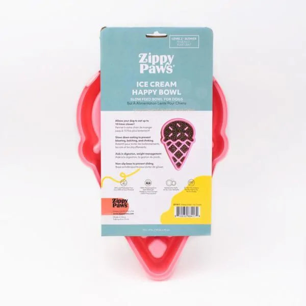 Zippy Paws Ice Cream Slow Feeder Natural Pet Foods
