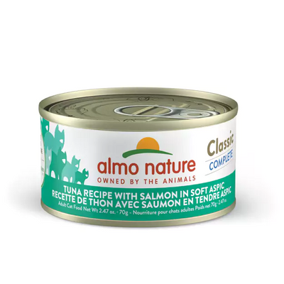 Almo Nature (1453)Classic Complete Tuna w/Salmon in Soft Aspic Cat Can 70g (2.47 oz)