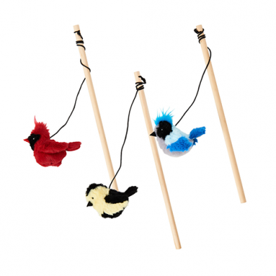 Spot® Song Bird Teaser Wand Assorted Cat Toy