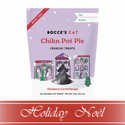 Bocce's Bakery HOLIDAY Chikn Pot Pie Chicken & Carrot Recipe Crunchy Cat Treats 2oz