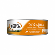 NutriSource® Chicken, Turkey & Lamb Formula Wet Cat Food 5.5 oz (NEW) SALE