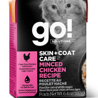 Go! Skin And Coat Minced Chicken Cat 6.4oz