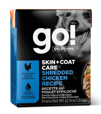 Go! Skin And Coat Shredded Chicken Dog 12.5oz