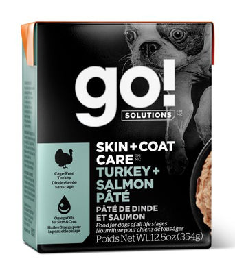 Go! Skin And Coat Turkey Salmon Dog 12.5oz