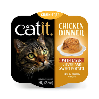 Catit Chicken Dinner - Liver and Sweet Potato (2.8oz)