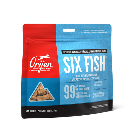Orijen Freeze Dried Cat Treats Six Fish 35g