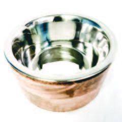 Advance Pet Wood Sleeve With Stainless Steel Bowl - Natural Pet Foods