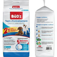 Bud'z Disposable Puppy Pad Dog 50 PC SALE - Natural Pet Foods