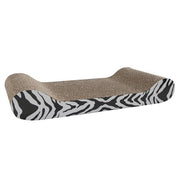 Catit Style Patterned Cat Scratcher with Catnip - White Tiger - Lounge SALE