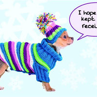 Dog Speak Christmas Cards - Ugly Sweater - Natural Pet Foods
