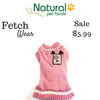 Fetch Wear Pink Sweater SALE - Natural Pet Foods