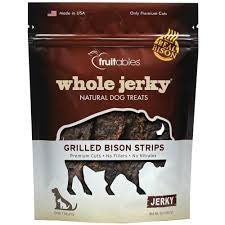 Fruitables - Whole Jerky Grilled Bison 5 oz - Natural Pet Foods