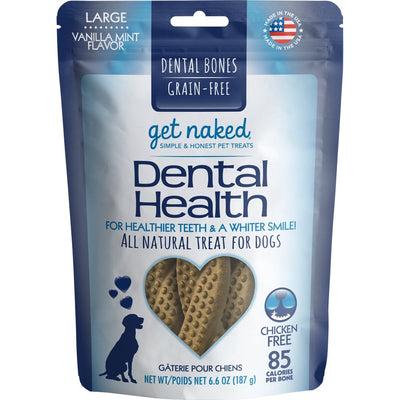 Get Naked - Vanilla Mint Dental Health Treats - Large Breeds - Natural Pet Foods
