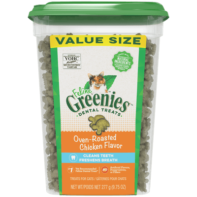 Greenies Feline Chicken Complete Dental Treat 9.75oz
