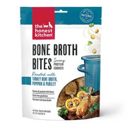 Honest Kitchen Bone Broth Bites Turkey Bone Broth Pumpkin & Parsley 8 oz - Natural Pet Foods