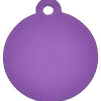 ID Tag - Large Purple Circle - Natural Pet Foods