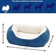 Mid-West Homes Small Blue Cuddle Bed SALE - Natural Pet Foods