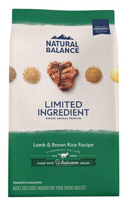 Natural Balance Dry Dog Food - Lamb & Brown Rice - Natural Pet Foods