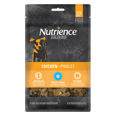 Nutrience Grain Free Subzero Freeze Dried Single Protein Treats - Chicken - 70 g (2.5 oz) - Natural Pet Foods