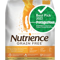 Nutrience Grain Free Turkey, Chicken & Herring | Grain Free Dog Food - Natural Pet Foods