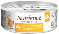 Nutrience Grain Free Turkey, Chicken & Liver Pâté – Canned Cat Food 156 g - Natural Pet Foods