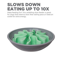 Outward Hound Fun Feeder Wobble Slo Bowl Multicolour - Natural Pet Foods