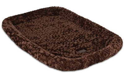 Precision - Snoozzy Cozy Low Bumper Crate Mat - Chocolate - Natural Pet Foods
