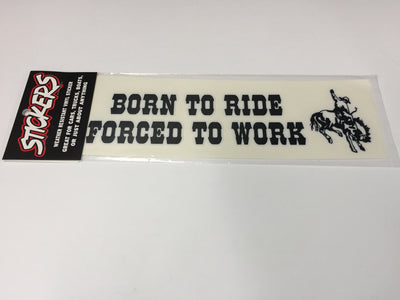 Stickers -Born to Ride - Natural Pet Foods