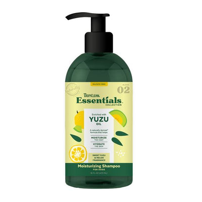 TropiClean Essentials Yuzu Fruit & Melon Shampoo Dog 16oz