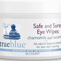 True Blue Eye Wipes Safe & Sure (Charmomile & Cucumber) - Natural Pet Foods