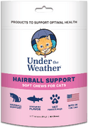 Under the Weather Soft Chews Cat Supplement Hairball Support 60 chews - Natural Pet Foods