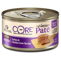 Wellness Core Kitten - Turkey/Chicken Liver case of 5.5oz - Natural Pet Foods