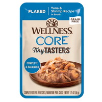 Wellness Core Tiny Tasters Flakes Tuna & Shrimp 1.75oz