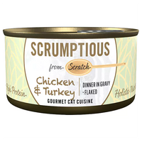 SCRUMPTIOUS FROM SCRATCH Chicken & Turkey Cat food 79g