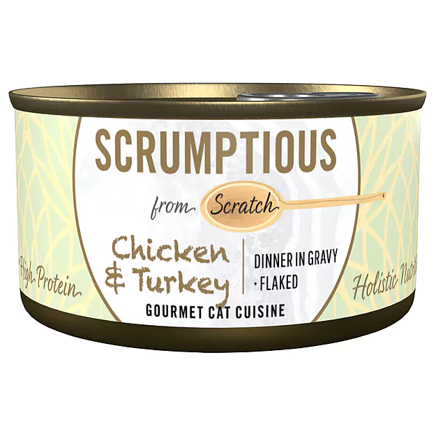 SCRUMPTIOUS FROM SCRATCH Chicken & Turkey Cat food 79g