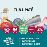 Naturo Grain-Free Tuna Pate Cat Food Pouches 3 oz(85g) SINGLE POUCH (NEW)