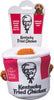 KFC Chicken Bucket Plush Puzzle Dog Toy 6"