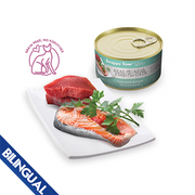 Snappy Tom - Lites Canned Cat Food - Tuna with Salmon