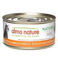 Almo Nature HQS Natural Cat Food - Chicken With Pumpkin In Broth 70g