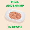 Almo Nature HQS Natural Cat Food - Tuna And Shrimp In Broth 6x70g