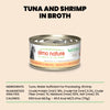 Almo Nature HQS Natural Cat Food - Tuna And Shrimp In Broth 6x70g