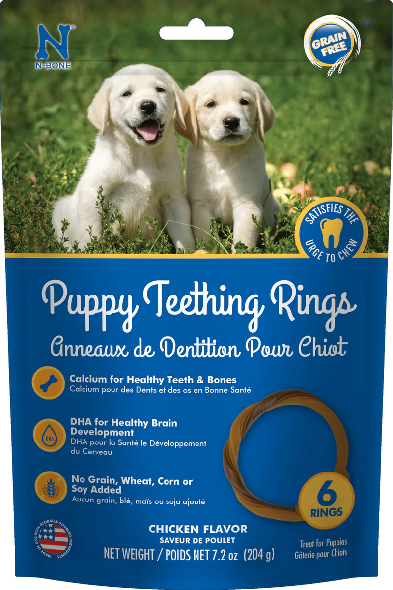 N Bone Puppy Teething Rings 6 Pack